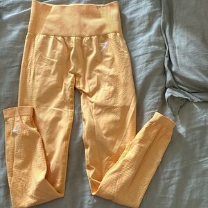 Gymshark Yellow Adapt Seamless Leggings